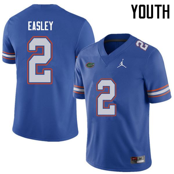 Jordan Brand Youth #2 Dominique Easley Florida Gators College Football Jerseys Sale-Royal